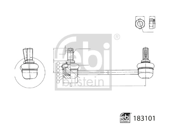 Link/Coupling Rod, stabiliser bar